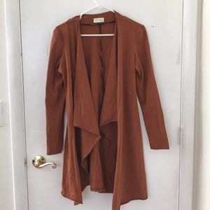 Burnt orange cardigan